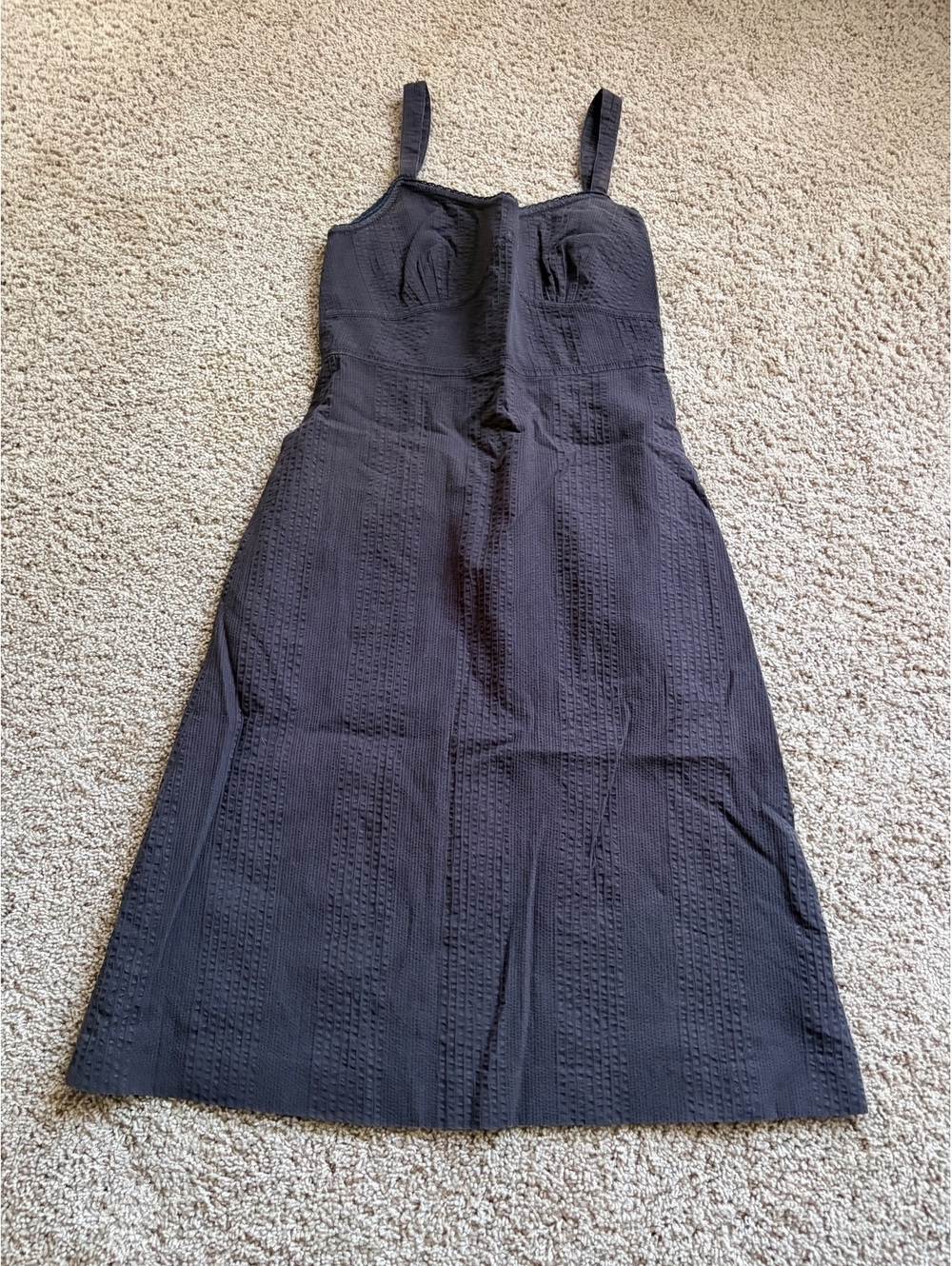 Women's black J.Crew sleeveless slip dress Size 6
